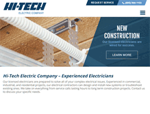Tablet Screenshot of hi-techelectric.net